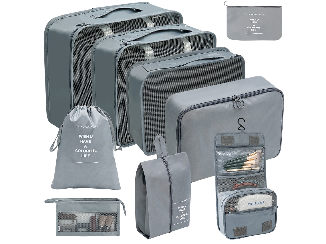 Conjunto de Bolsas Organizadoras para Viagem BRILVIBERA