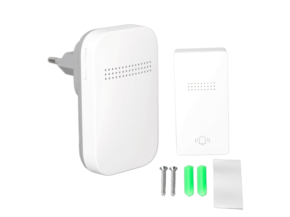 Campainha Semi Fio Autogeradora (autossustentável de Energia E Semi Fios, Compatível Com Tensão Wide European Padrão)