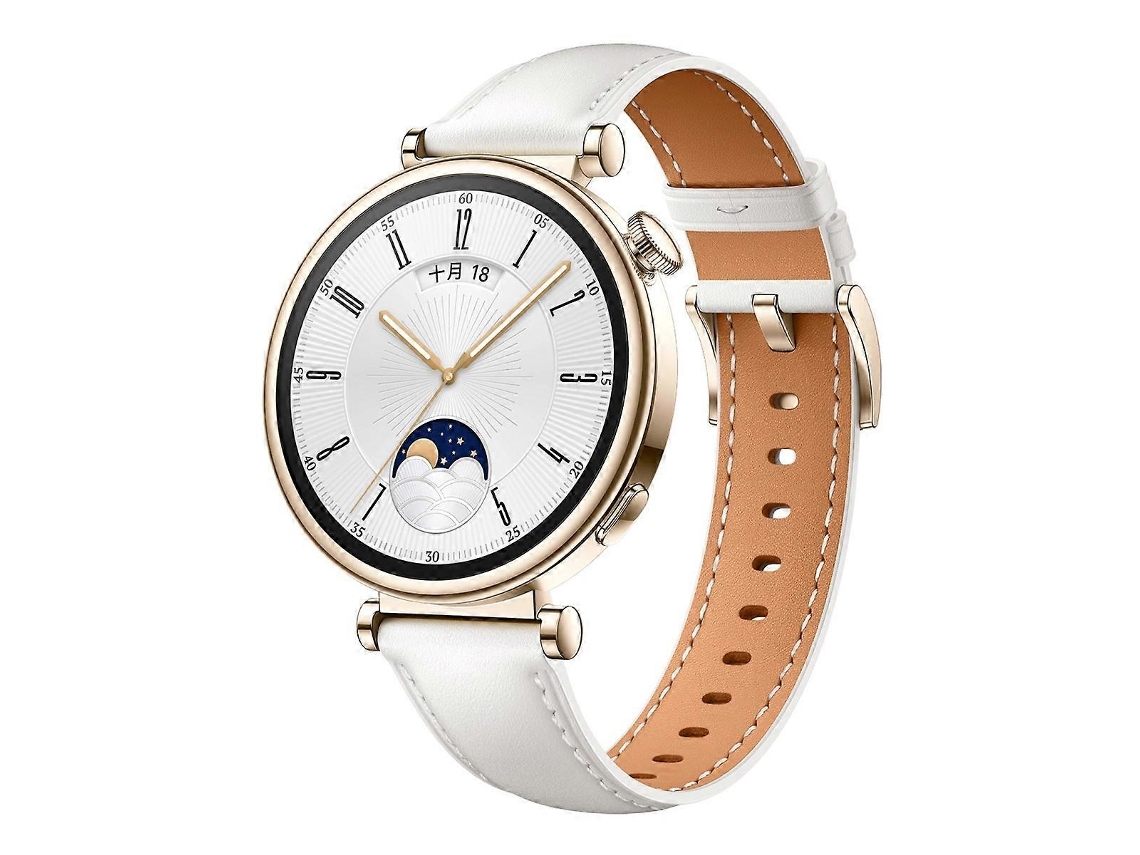 Pulseira De Couro De 18 Mm Para Huawei Watch Gt 4
