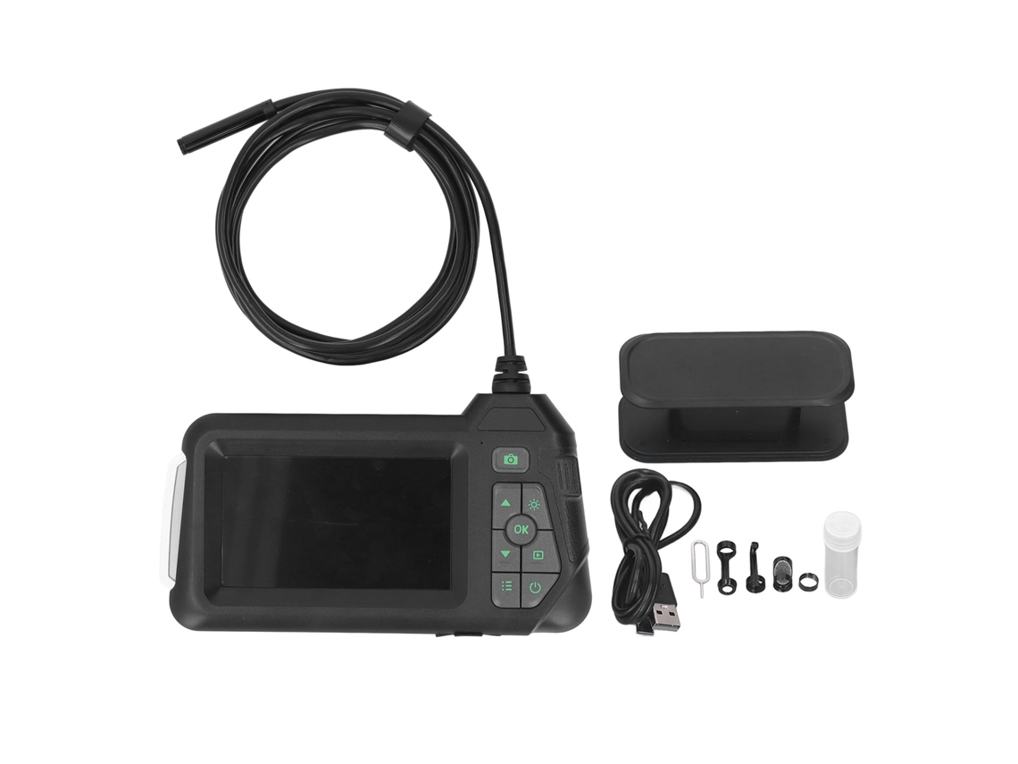 Endoscópio Industrial 8mm Câmera Inspeção HD 4.3 Polegadas 10m IP67 Reparo Automóvel Tubulação | S/MARCA