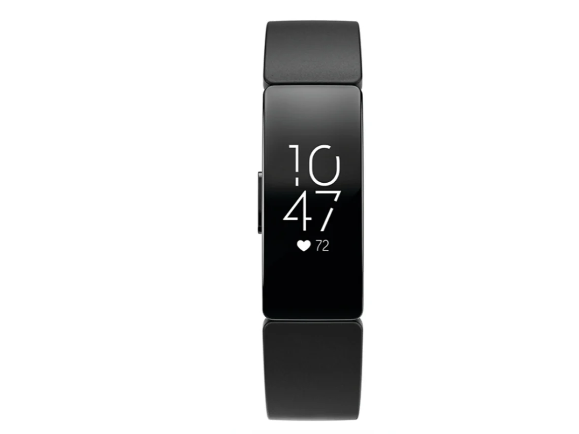 Pulseira Desportiva FITBIT Inspire HR Preto 45 mm Pulseira de Borracha