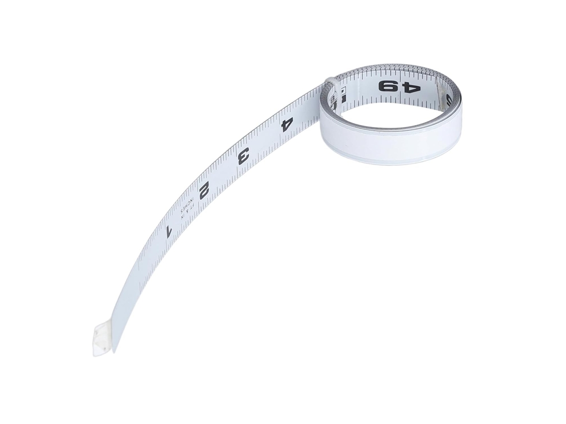 Lurelia Fita Métrica Flexível Adesiva Transparente 22m 48 Polegadas Metal