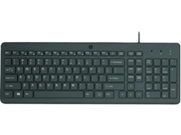 Teclado HP 150 (USB - Idioma Português - Teclado Numérico - Preto)