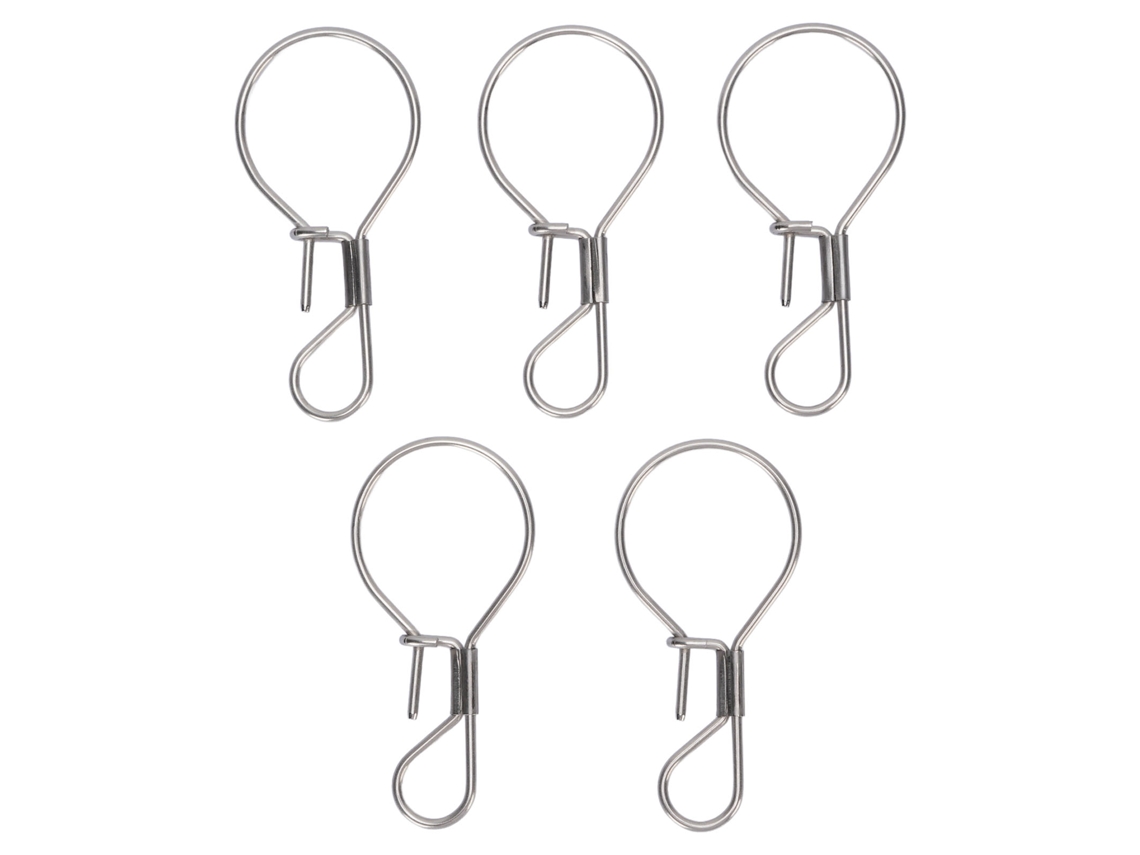 5 Fivela de Pesca Aço Inox para Peixe Vivo