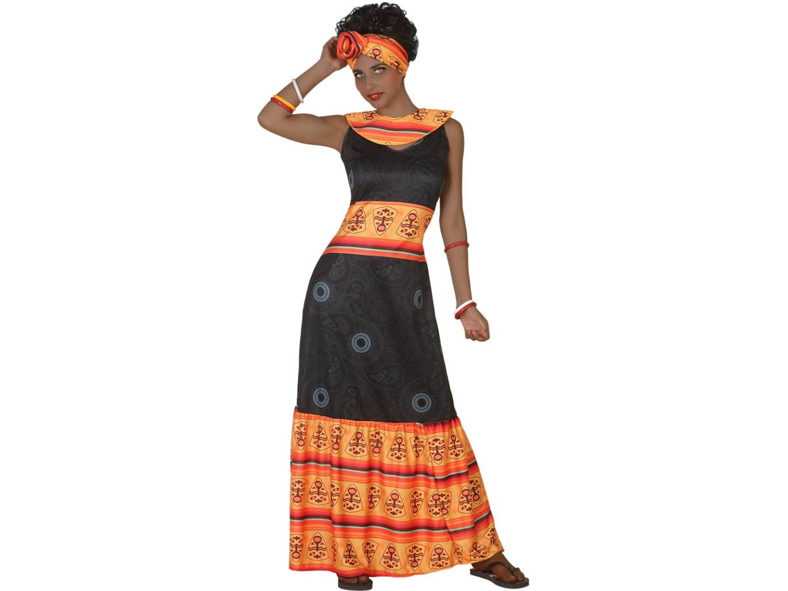 Fato de Mulher DISFRAZZES Curandeira Tribal (Tam: XL)