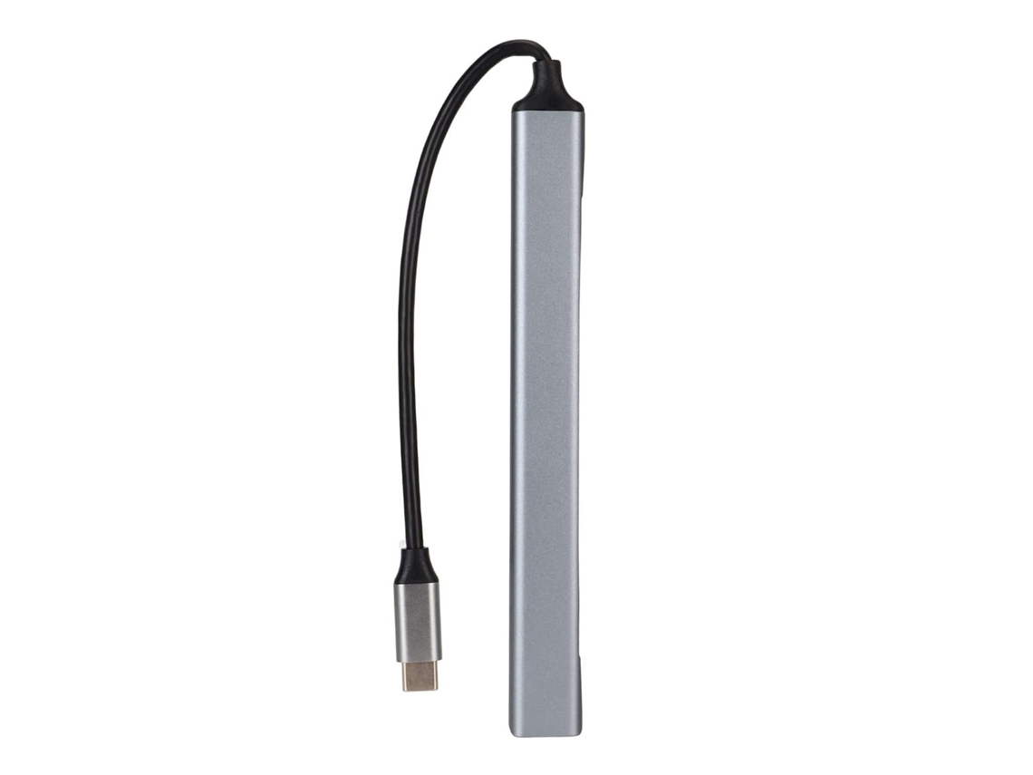 Hub Usb-c 7 Em 1 Com Porta Usb 3.0 E 6 Portas 2.0 De 5 Gbps. Estação