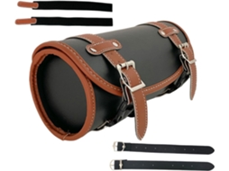 Bolsa para motocicleta com alças ajustáveis, estilo retrô, para armazenamento.