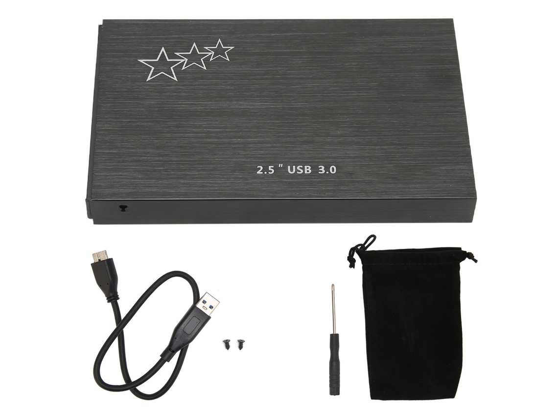 Enclosure De Disco Rígido Usb3.0 Para Sata De 2.5 Polegadas, Suporta Uasp, 3tb, 6gbps