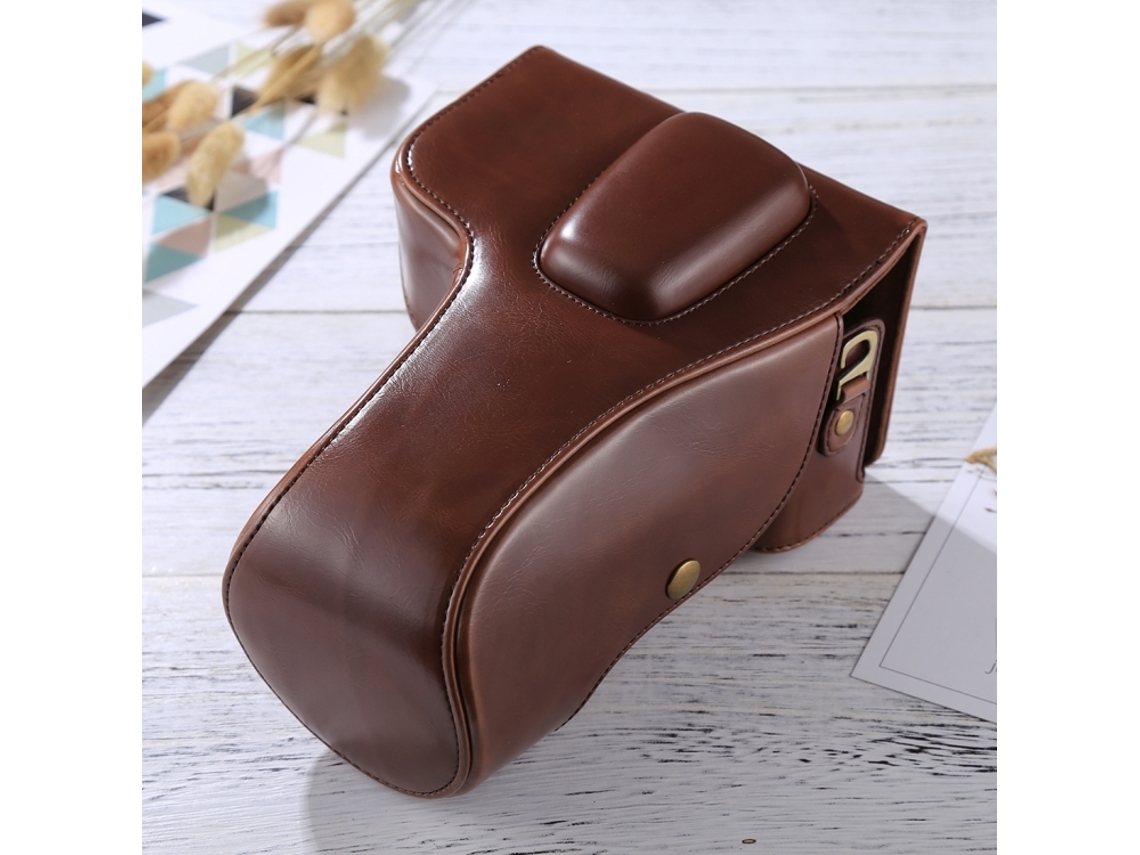 Capa De Couro Pu Para Câmera De Corpo Inteiro Para Nikon D5300/d5200/d5100 Brilvibera