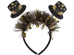 Tiara decorativa para festa de Ano Novo