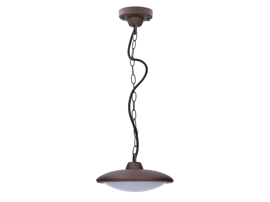 Forlight Pergola - Candeeiro Suspenso 250x10x550mm, Alumínio, Cor Castanho, Led, Máx 7.5w, Ip44
