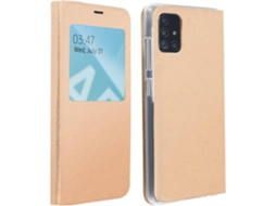 Capa Samsung Galaxy A51 Ushion View Dourado
