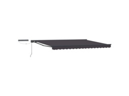 Conjunto 1 Toldo Retrátil Elétrico Vidaxl Antracite Alumínio (5 X 3 M)