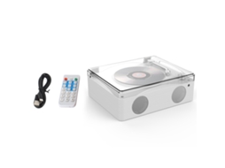 Reprodutor de Música Retrô de Grão de Madeira, com Funções Cd, Bluetooth, Pen Drive Usb e Controle Remoto. EOOCOO