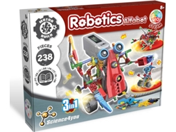 Kit de Ciência SCIENCE4YOU Robotics Alfabot 3 em 1