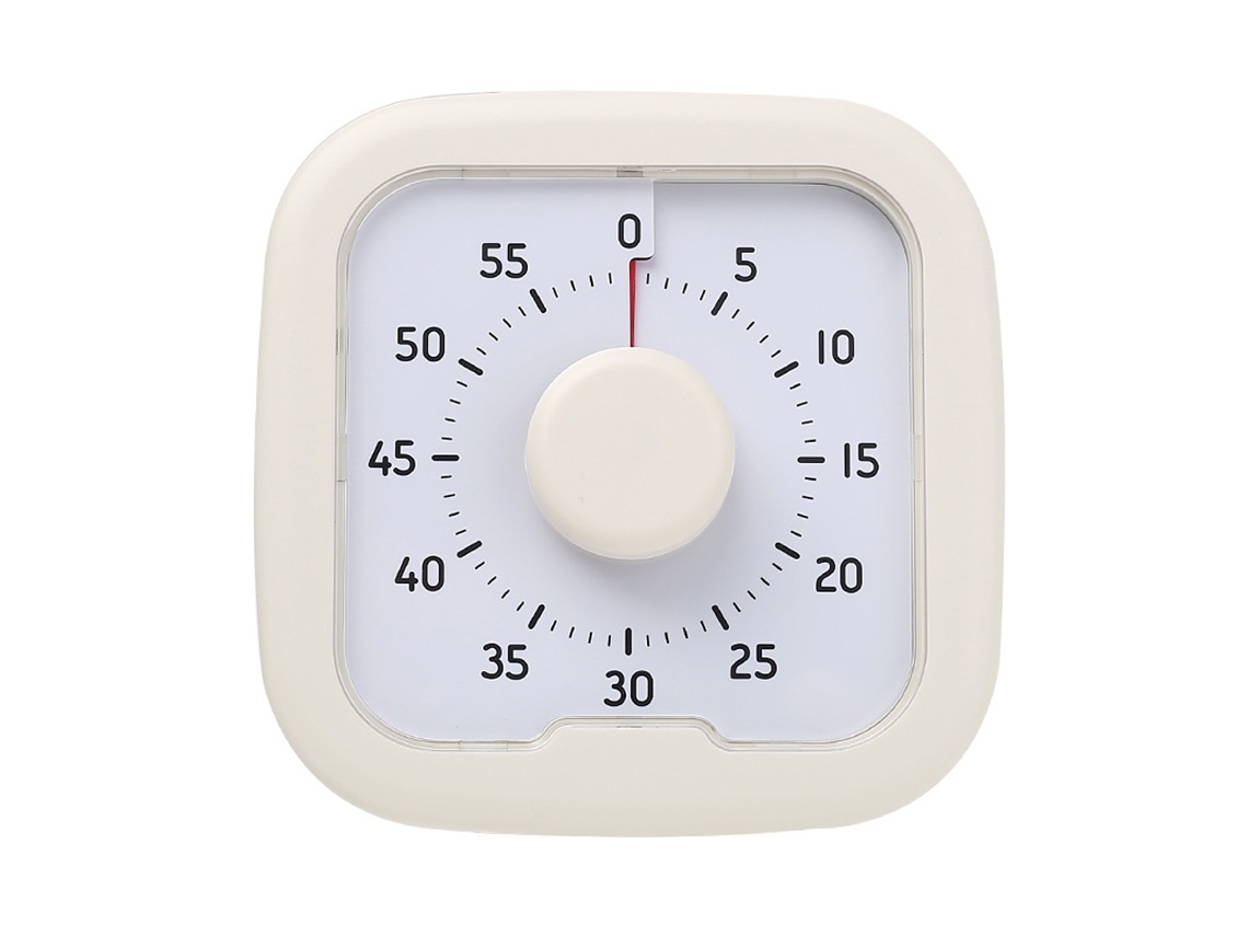 Timer, Visualização 60 Minutos, Alumínio, 10x10x52 Cm