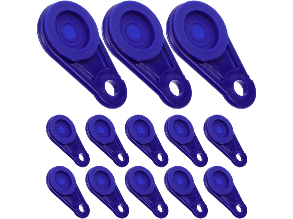 Clipes de tecido de plástico azul, 20 unidades