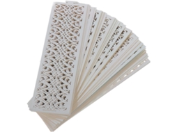 50 Peças de Papel Prateado para Luminárias Cilíndricas Decorativas, Abajures Iluminados para Festas. SFUSHOS