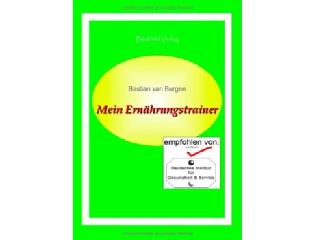 Livro Mein Ernährungstrainer German Edition de Bastian Van Burgen (Alemão)