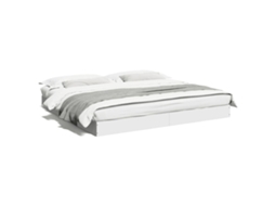 Estrutura de Cama Sem Colchão 180x200 Cm Branco MAISON EXCLUSIVE
