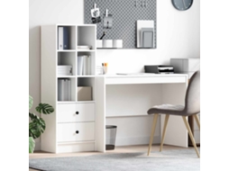 Vidaxl Mesa Branco 145.5 X 50 X 127 Cm 2 Unid.