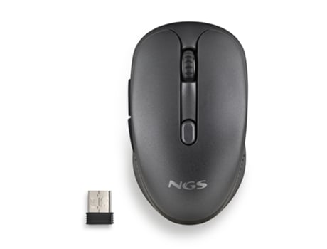 Rato NGS Evo Rust (Wireless - 1600 dpi - Preto)