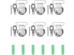 Cabilock Conjunto De 6-suportes Parede Em Ferro Para Tapeçarias E Mantas Com Design Antiderrapante, Ideal Para
