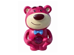 Mali estátua de Urso Fofo com Design Único Toque Confortável Decorativo para Carro Escritório