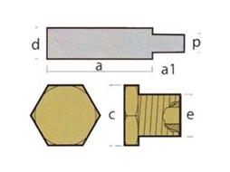 Ânodo Caterpillar Plug Ten02028T Cinzentotecnoseal