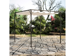 Vidaxl Gazebo Para Jardim Com Toldo Retrátil