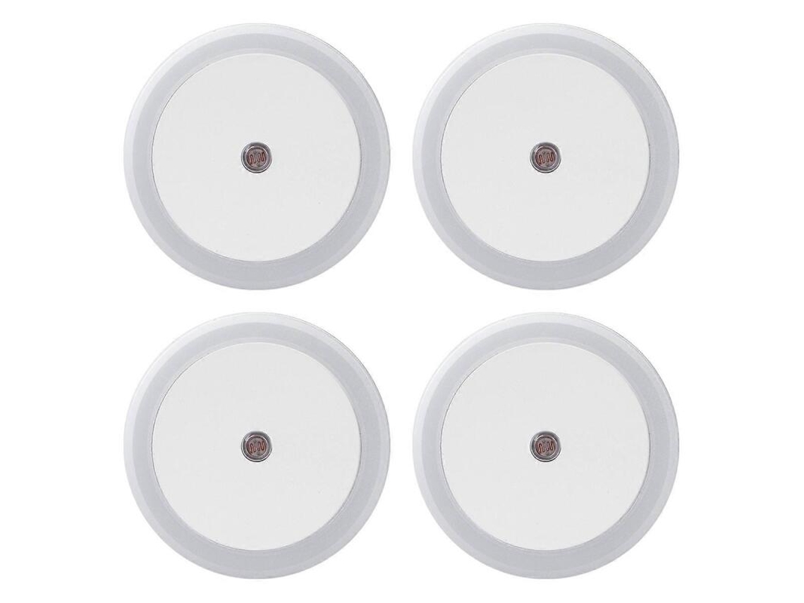 Luminária Noturna Getit, de Embutir na Parede com Sensor Luz, Luz Noturna Led, Iluminação para Escadas e Corredores, Branco Quente BRILVIBERA