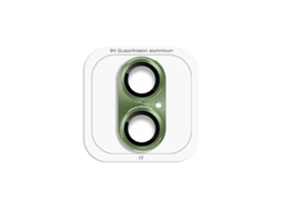 A Película Metálica Para Lentes É Adequada Paracapa Protetora Verde-clara Com Estampa De Cd Para Iphone 12/12 Mini