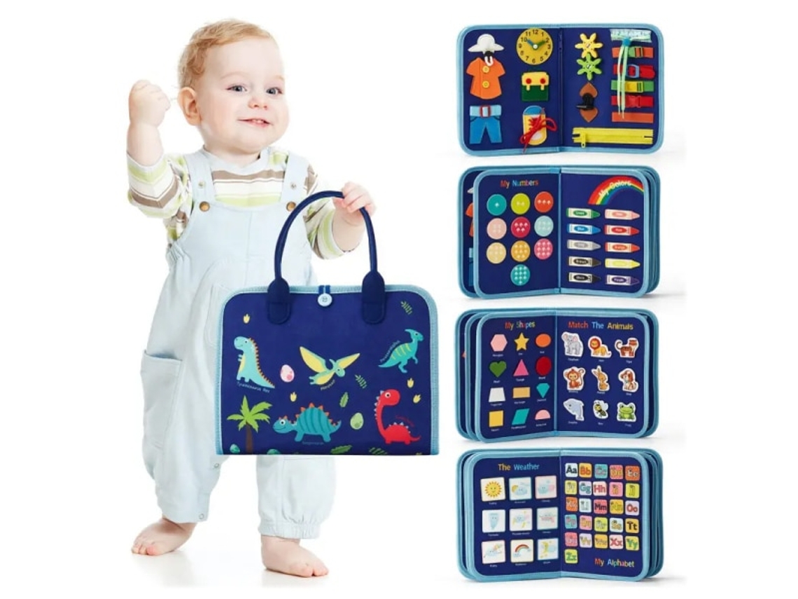 Quadro De Atividades Montessori Para Crianças De 1 A 4 Anos Brinquedo De Aprendizagem Sensorial Para Números, Letras E Motricid Aquaforge