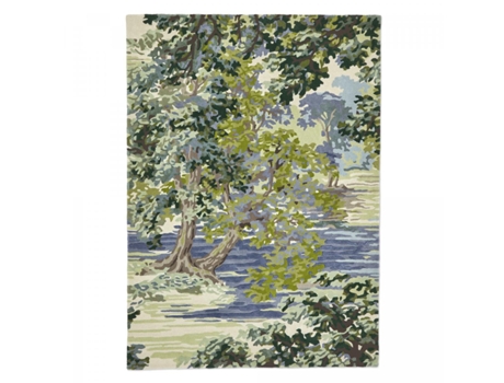 Tapete de sala de estar azul com dossel antigo 160X230 SANDERSON