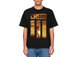 Rockinstone Rocky Movie Creed 3 Sunrise Black Adult T-shirt Size:xxxl