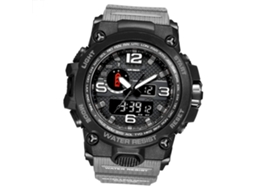 Reloj Hombre Deportivo Multifunción Analógico-digital Impermeable 50m Cronógrafo