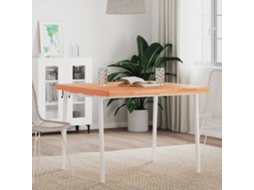 Vidaxl Tampo De Mesa Quadrado 90x90x4 Cm Madeira De Faia Maciça