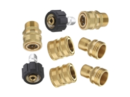 Conjunto de Adaptadores 8pcs para Máquina de Limpeza de Alta Pressão com Conexões Rápidas S/MARCA