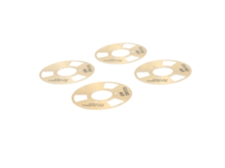 Mali fita Cassete Reel To Reel Metal Profissional Diy em Branco 4 Bobinas 2 Rodas para Gravação Musical Ouro