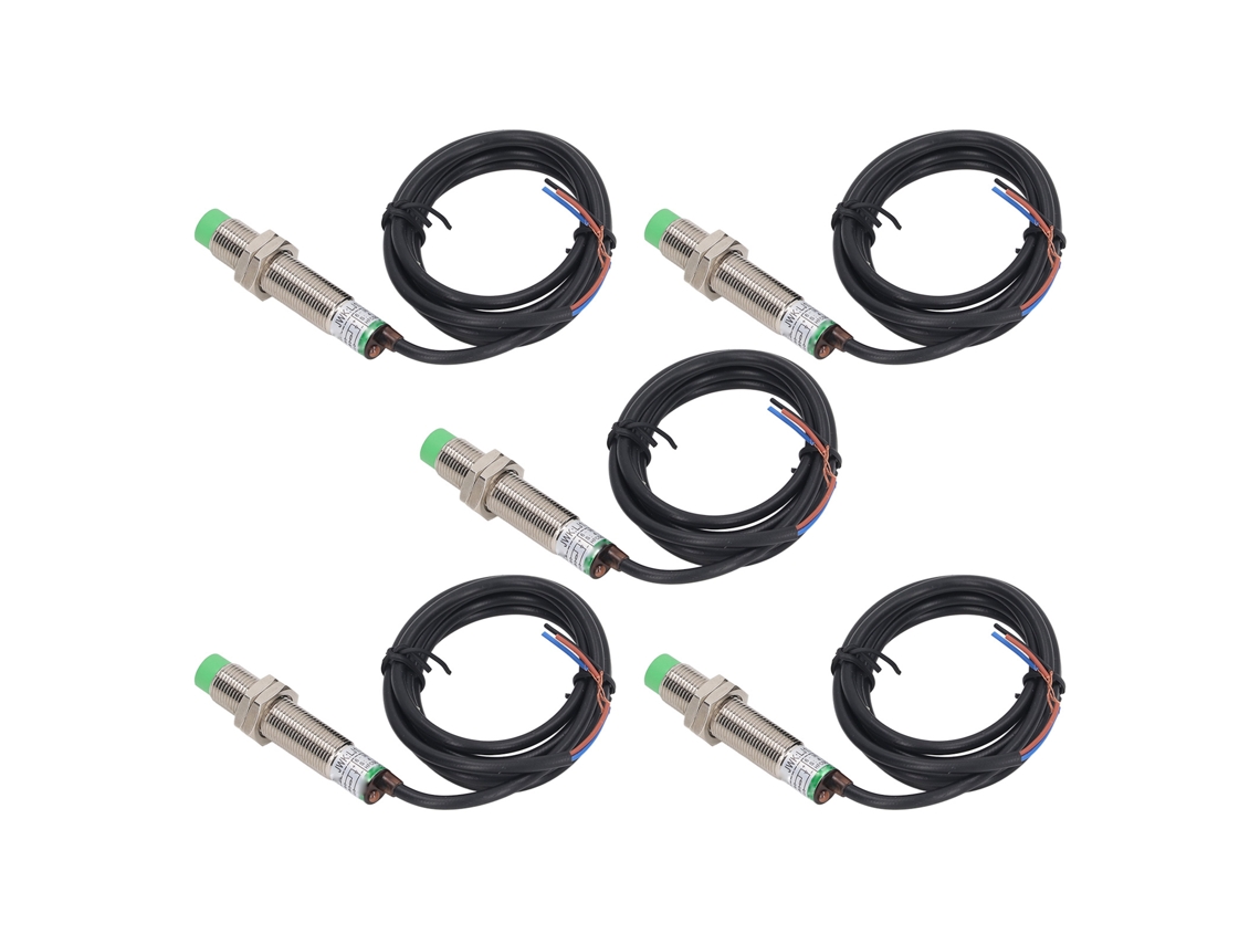 5 Peças de Sensor Indutivo de Proximidade M12 NPN N.C. IP65 | S/MARCA