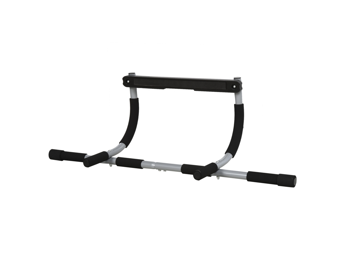 Barra De Elevações Aço, Espuma E Pe Cor Preto 92x40x17 Cm Homcom