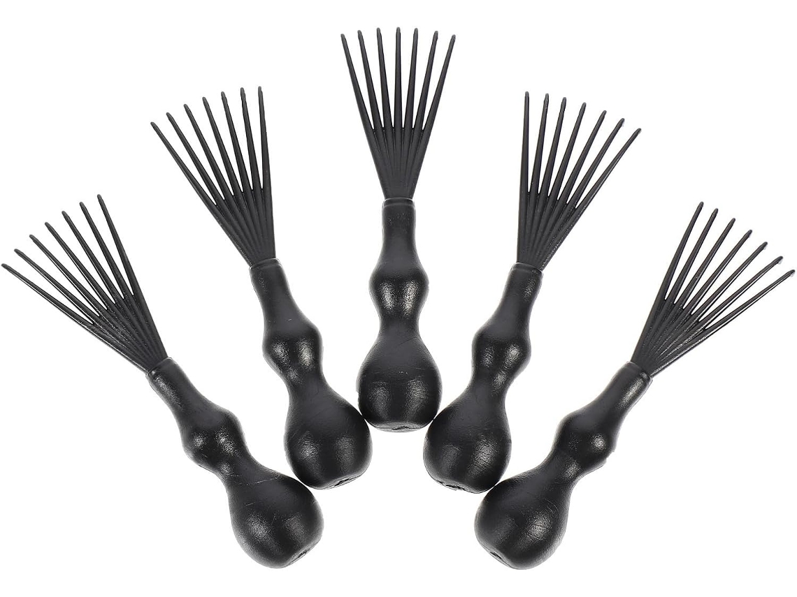 Conjunto De 8 Peças Ferramentas Para Limpeza Escovas Cabelo Vosarea, Pente De Limpeza Portátil E Leve Em Pp, Ideal Para