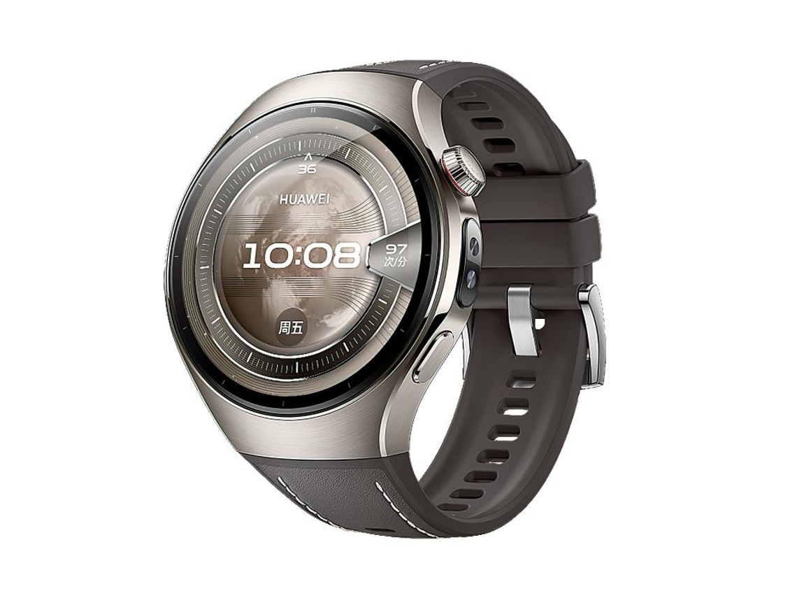 Bracelete para Huawei Watch 5 XIAOMOYU silicone e couro híbrido cinza (42mm)
