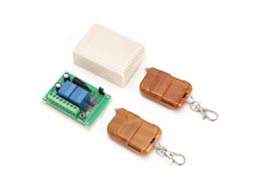 Kit De Interruptor Com Controle Remoto De Código De Aprendizagem 2 Botões Receptor 2 Vias Dc12v