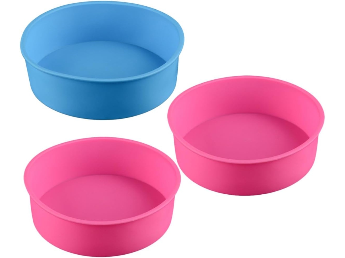 Formato Redondo de Silicone para Bolo de 8 Polegadas