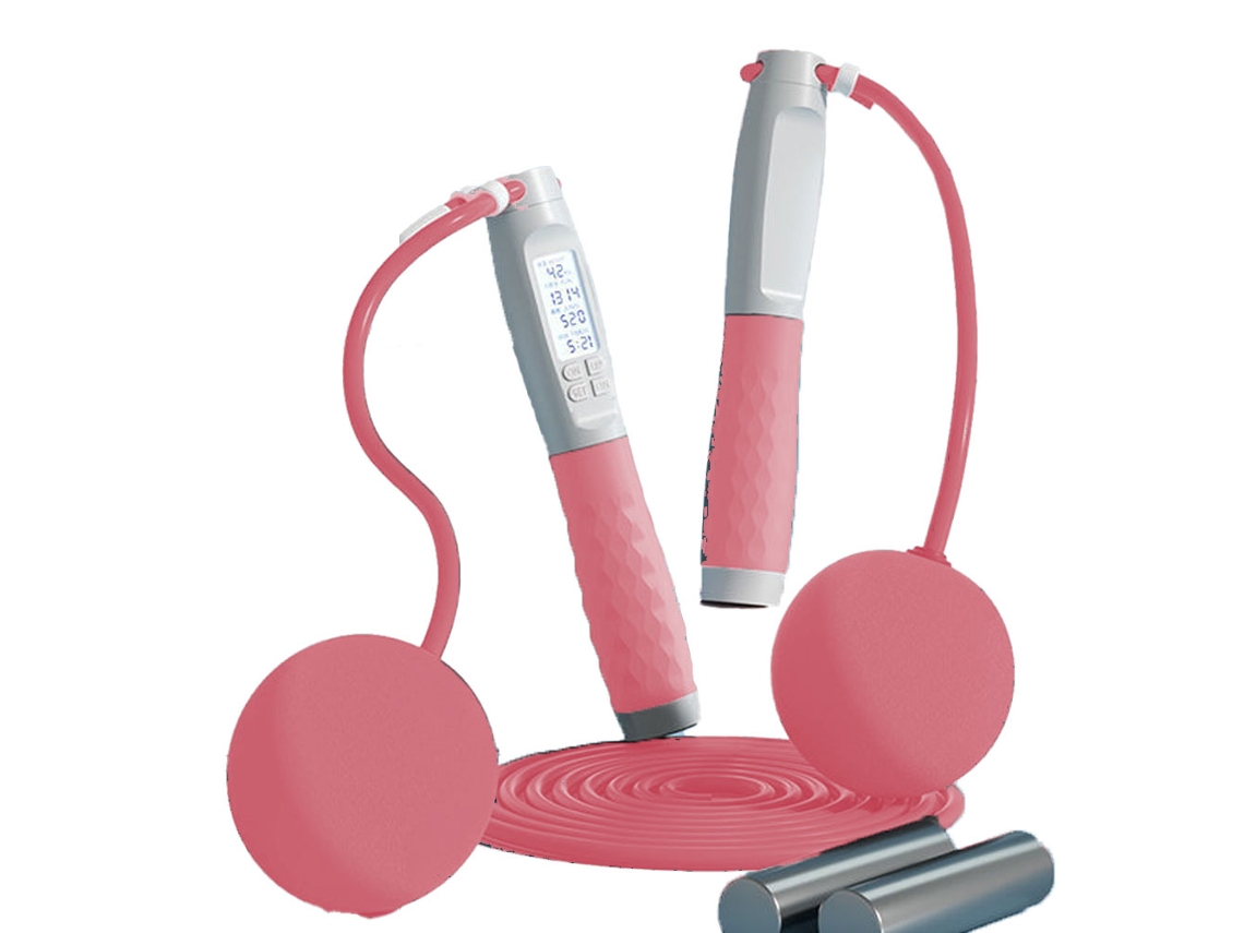 Cordas De Saltar Fitness Com Contador Ajustável Para Treino Interior E Exterior