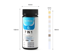 Fitas de Teste 7 em 1 para Piscina e Spa 50un