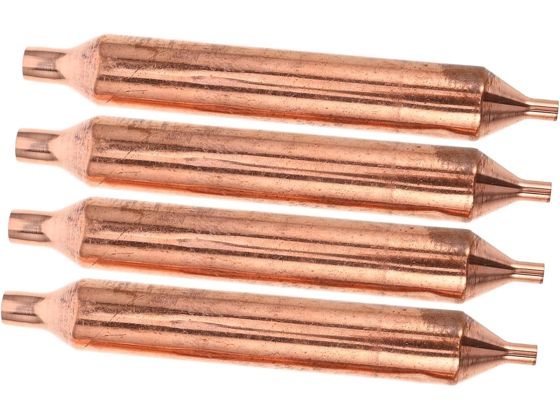 4 Filtros De Cobre De Tubo Único Para Geladeira E Secadora
