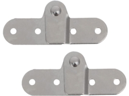 Jojofuny 2 Peças Dobradiça Dobrável De Ferro Reforçado Para Mesa, Ideal Para Escadas De Sótão E Móveis, Com Giro Suave