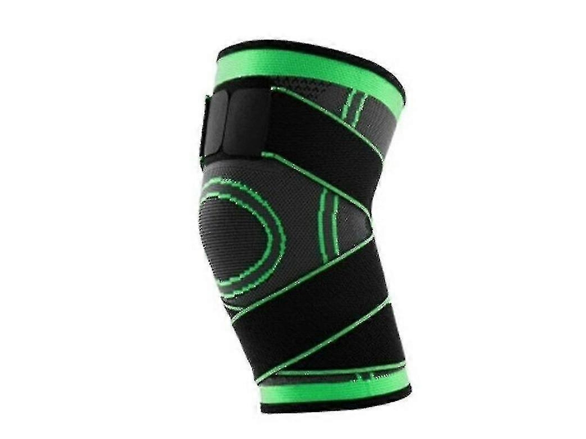 Lurelia Joelheira Compressão Rotação 360°, Para Ciclismo, Nylon, Preto / Verde / Laranja